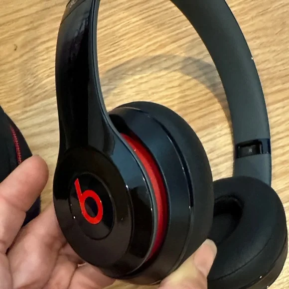 Beats Black and Red Headphones